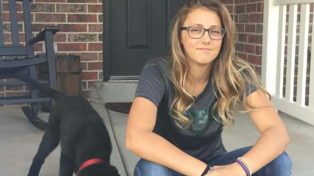 Kaylee Marvin, 16, died Monday morning after she slipped and fell about 100 feet down a waterfall in Utah, police said. She lost her footing while trying to cross a log.