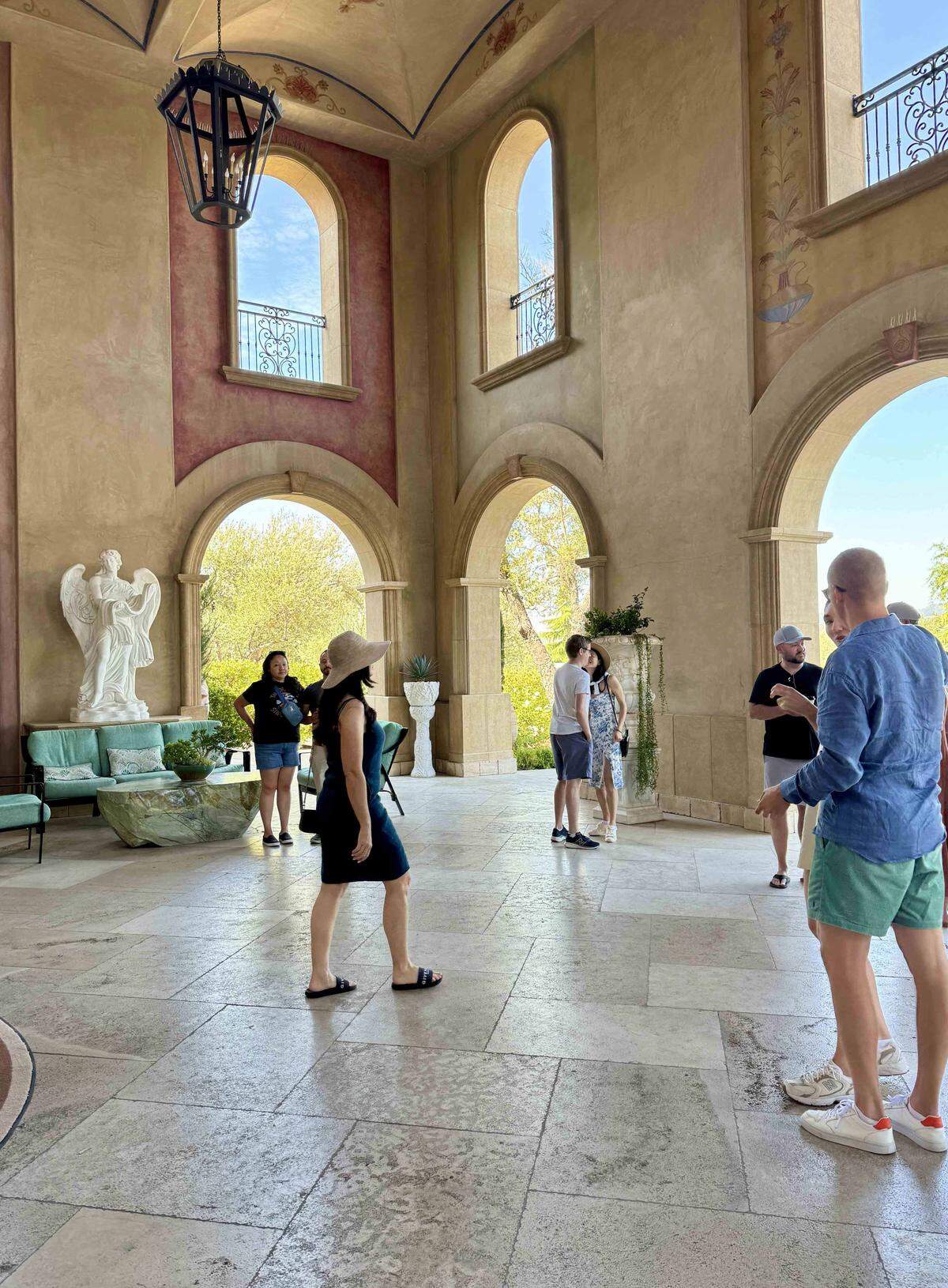 Allegretto’s grand portico is reminiscent of those in Europe, immediately imparting a sense you are far away from home.