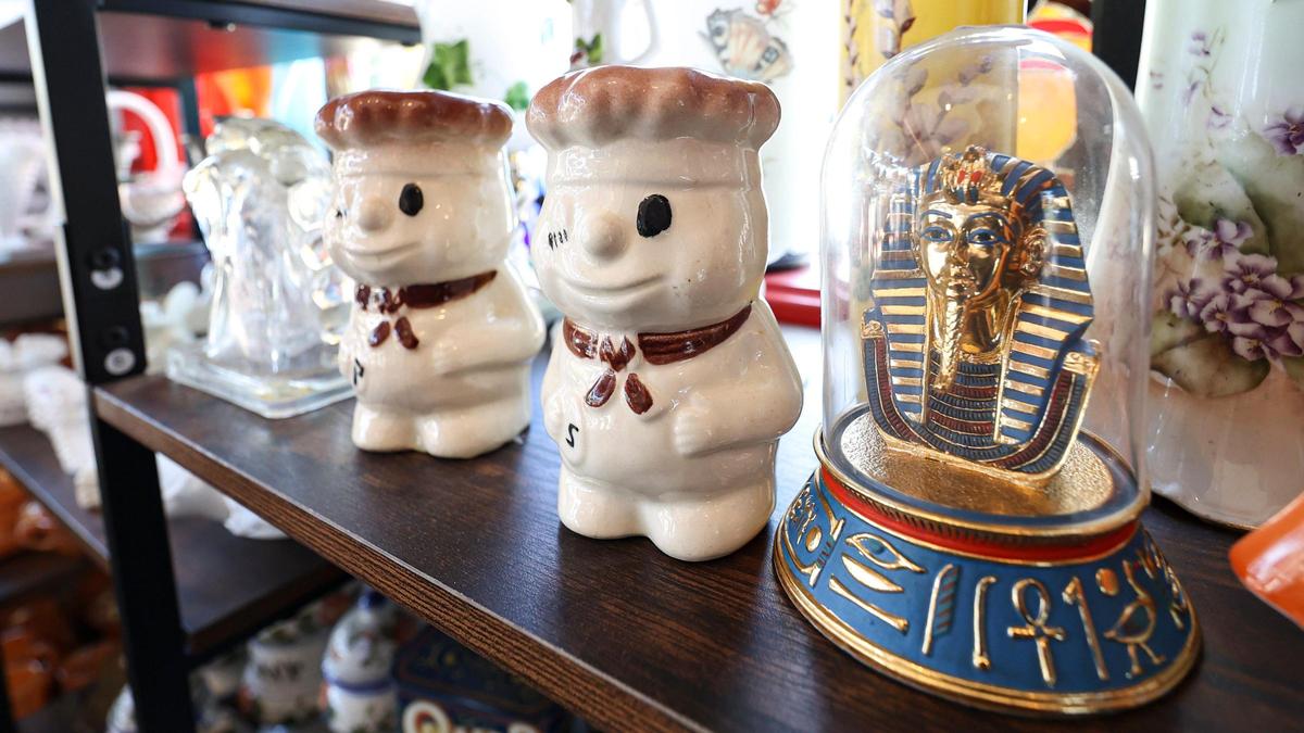 Bizarre Antiques & Oddities is at the corner of Monterey Street and Johnson Avenue seen here on April 3, 2025.