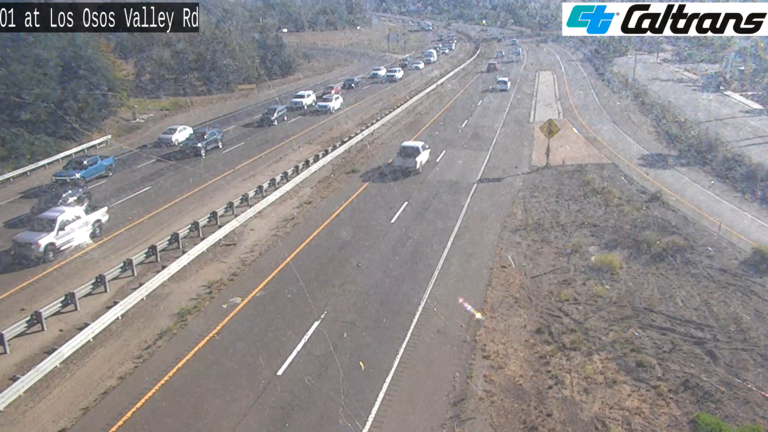 Motorcycle crash slows traffic on Highway 101 through San Luis Obispo