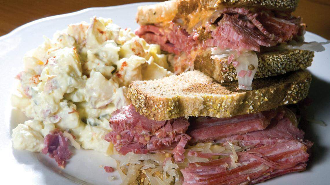 Family-owned and operated SLO Breeze Café on Higuera Street is a casual spot for breakfast, burgers and sandwiches, like this Reuben with house-made corned beef and Thousand Island dressing. Read more »
