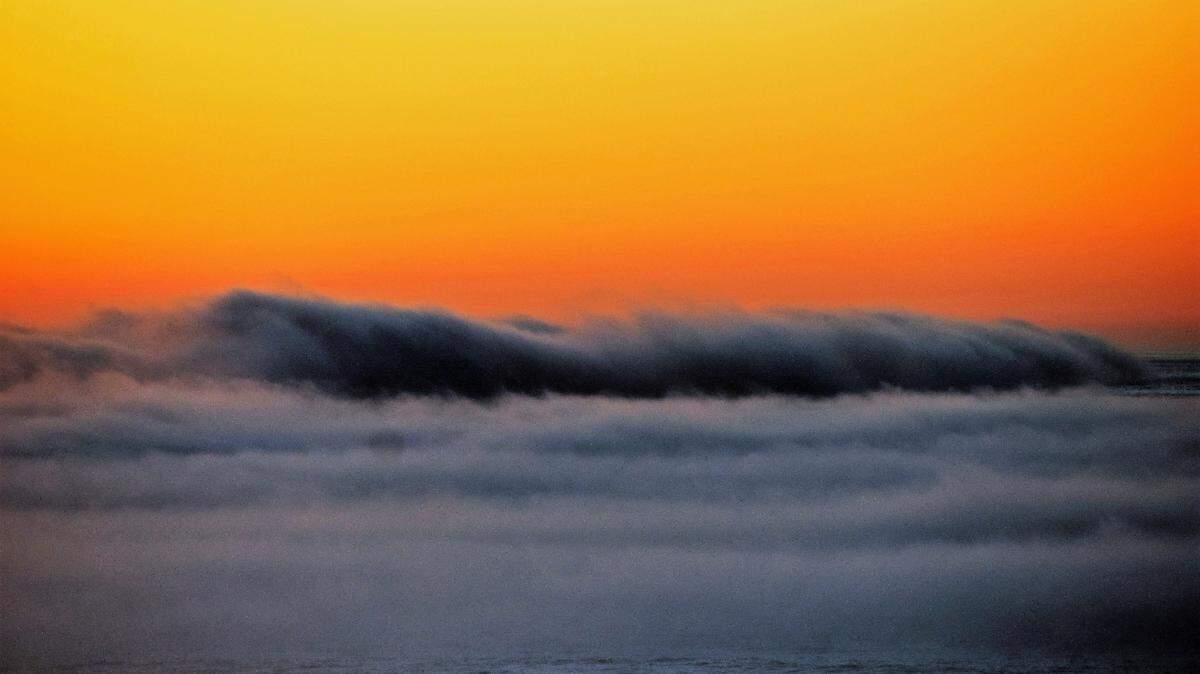A marine layer sets in off the Central Coast.