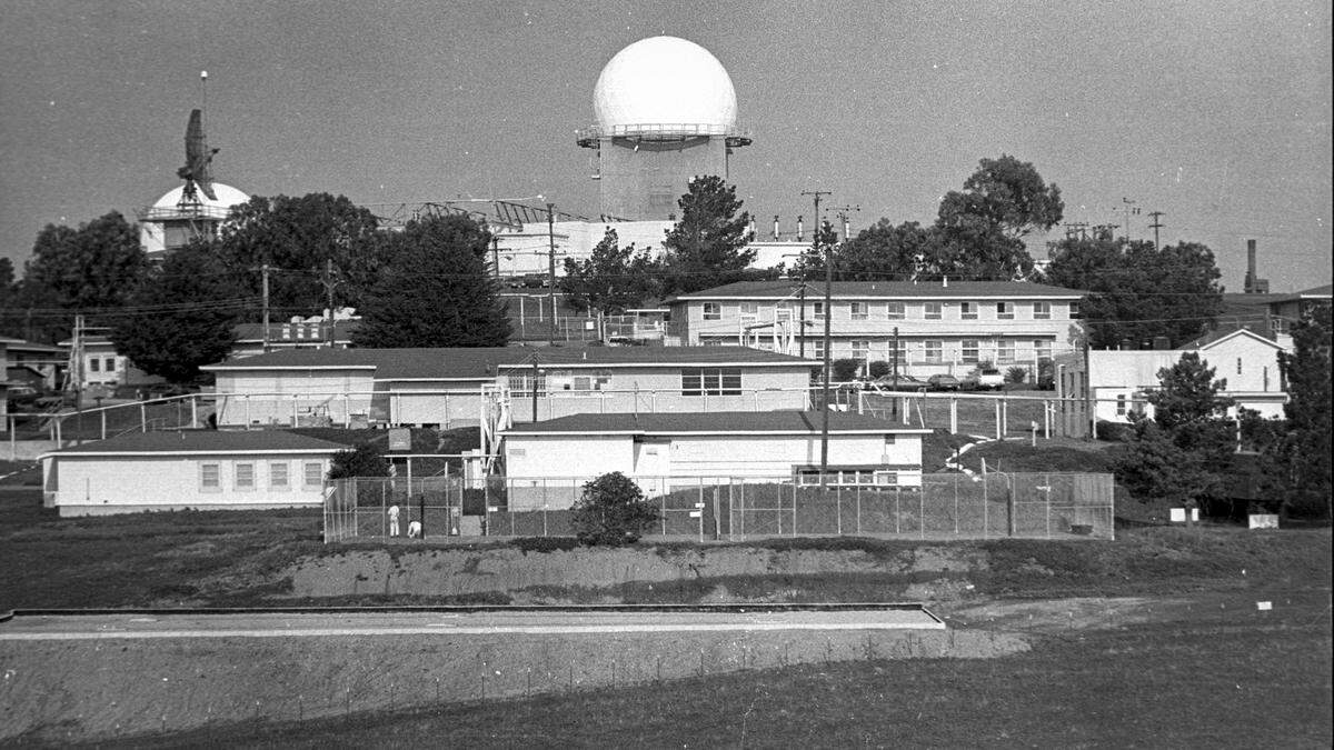 Tour of the Air Force radar station in Cambria as operations were scheduled to wind down, seen here on Jan. 24, 1979.