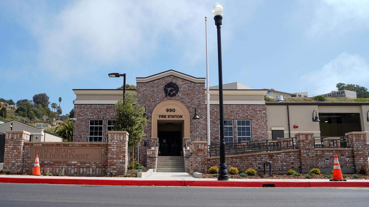 Pismo Beach's new Public Safety Center, which houses both police and fire departments, officially opened on Monday, May 11, 2026. Built on Bello Street at the former home of an elementary school and later City Hall, the buildings repurposed the school's original bricks for their facades.