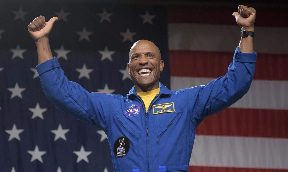 NASA astronaut Victor Glover, a 1999 Cal Poly graduate, has been selected to fly Crew Dragon, a private spaceship built by SpaceX, to the International Space Station in 2019.