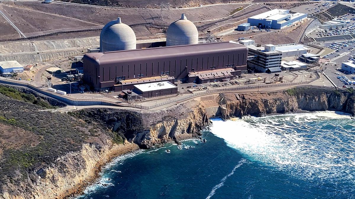 Diablo Canyon nuclear power plant is the last of its kind in California, seen here in a photo on Oct. 25, 2022.