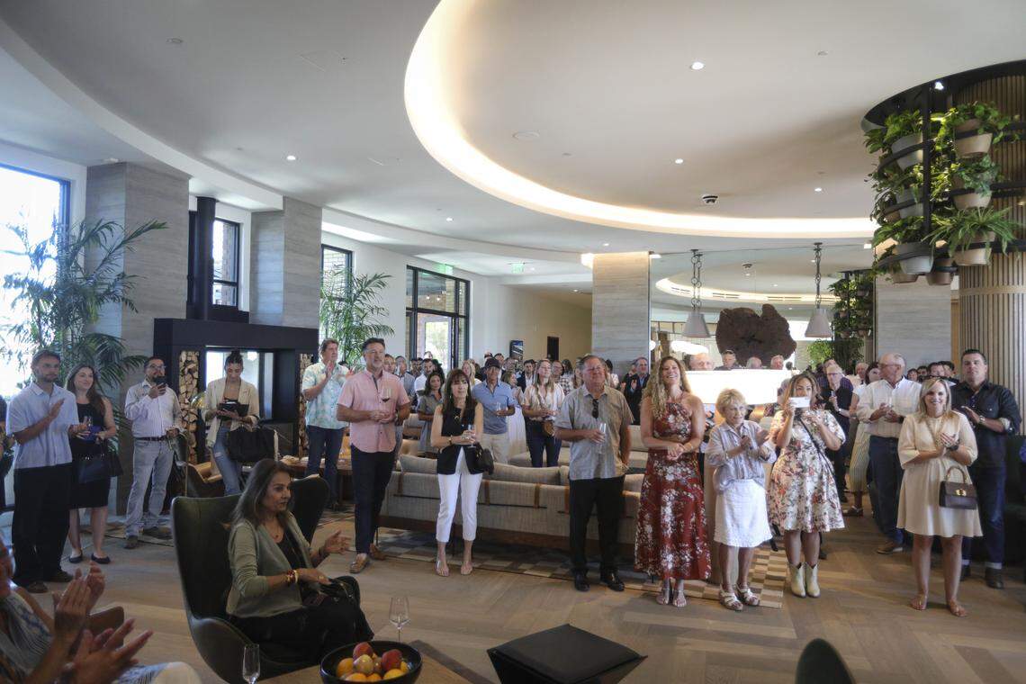 Ava Hotel in Paso Robles had a ribbon cutting and showed off their 151 rooms, rooftop bar and saltwater pool seen here on Aug. 20, 2025.
