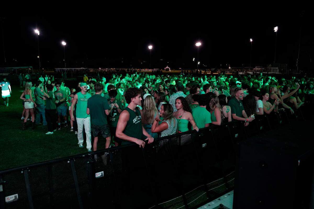 Students began being let into the second annual Morning on the Green music festival around 4:30 a.m. on March 14, 2026. The music festival is an attempt to curb St. Fratty’s Day street partying in the neighborhoods near Cal Poly.