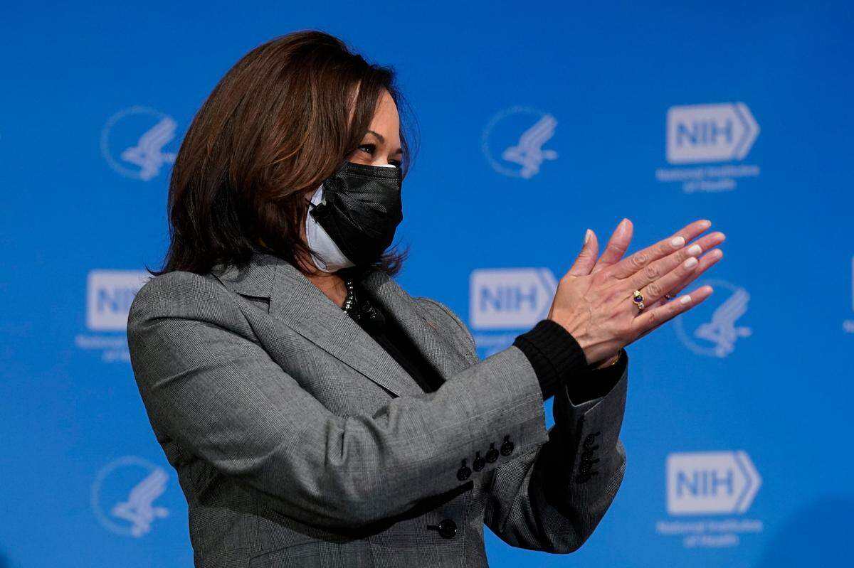 Vice President Kamala Harris is among the national leaders who have begun double-masking against the COVID-19 virus. Dr. Anthony Fauci has also been spotted wearing two masks.