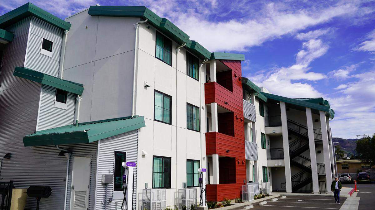Broad Street Place, a People’s Self-Help Housing affordable housing development with 40 units, opened Jan. 30, 2024.