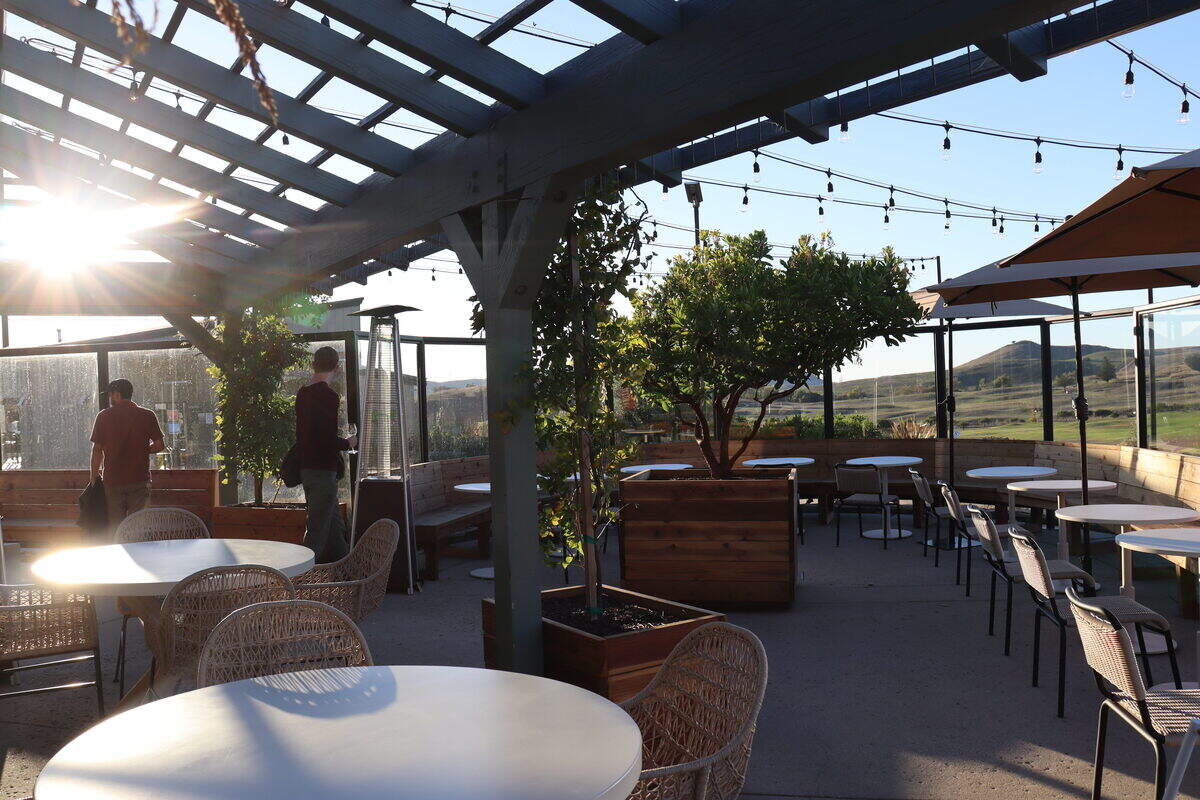 Marcerro, a new restaurant at the Dairy Creek Golf Course, offers sunset views and locally sourced plates for golfers and diners alike.