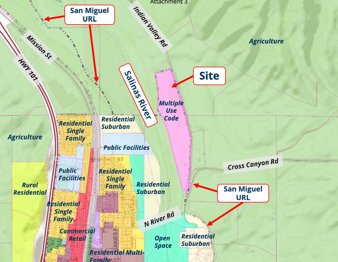 Applicant David Crabtree is looking to construct a 181-residential parcel housing development in San Miguel.