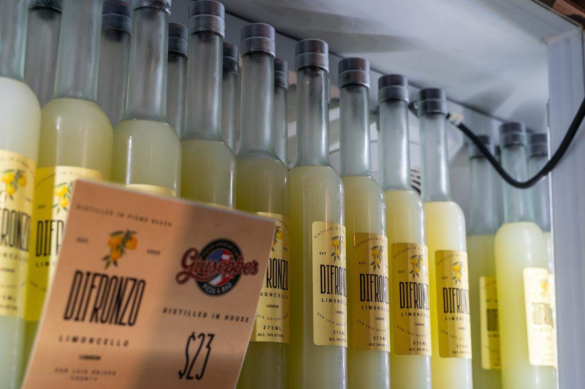 Giuseppe's Cucina Italiana has started to make its own limoncello in-house and bottles it in the restaurant's distillery in Pismo Beach.