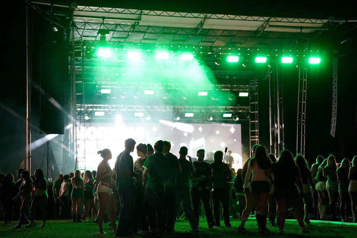 Students began being let into the second annual Morning on the Green music festival around 4:30 a.m. on March 14, 2026. The music festival is an attempt to curb St. Fratty’s Day street partying in the neighborhoods near Cal Poly.