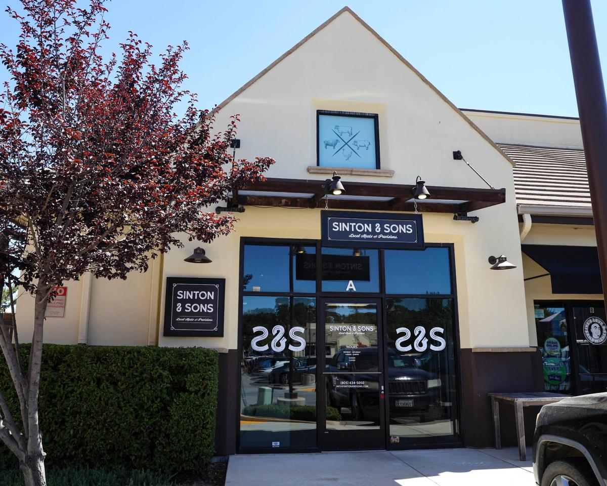 The Sinton and Sons Local Meats and Provisions store is open near Trader Joe’s in Templeton Aug. 12, 2024. There is also a Paso Robles location.