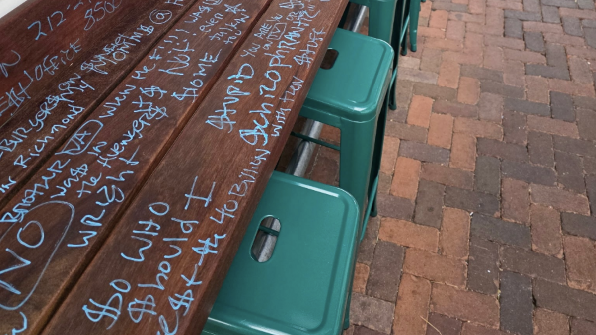 Outdoor furniture and decor at High Street Deli’s original location in San Luis Obispo were vandalized June 29, 2026, causing thousands of dollars in estimated damage.