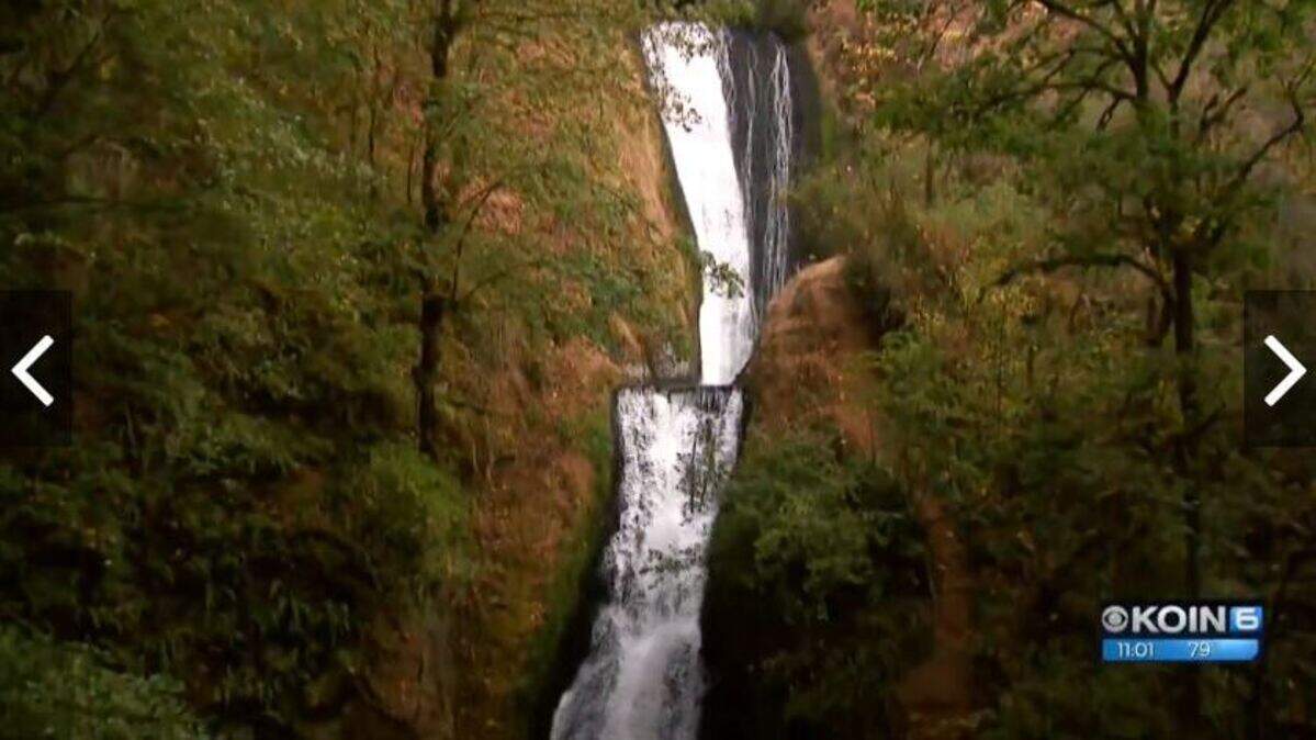 A 64-year-old man was hiking the Bridal Veil Falls Trail with his family when he fell about 50 feet to his death.