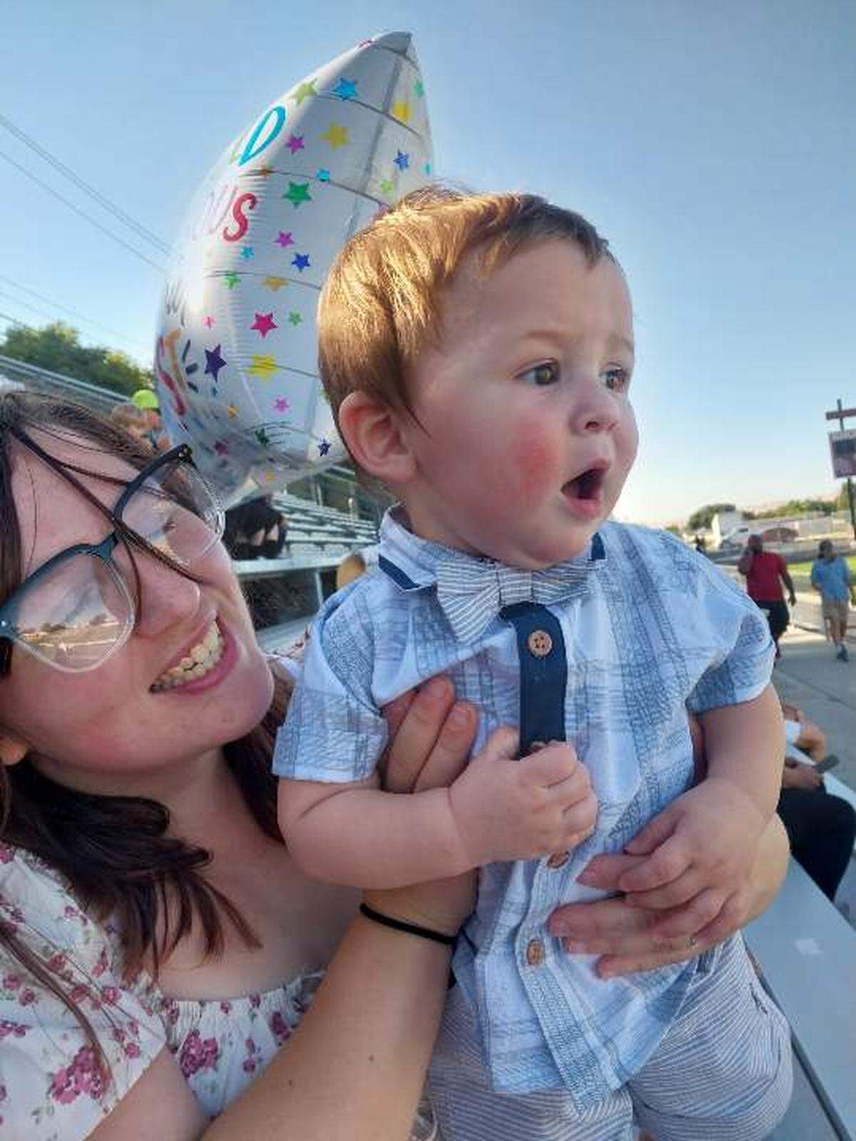 Brianna Mae Thomas, with her son, Sean. Thomas was elated to have a child after a series of miscarriages, her mother, Kimberly Tuttle said.