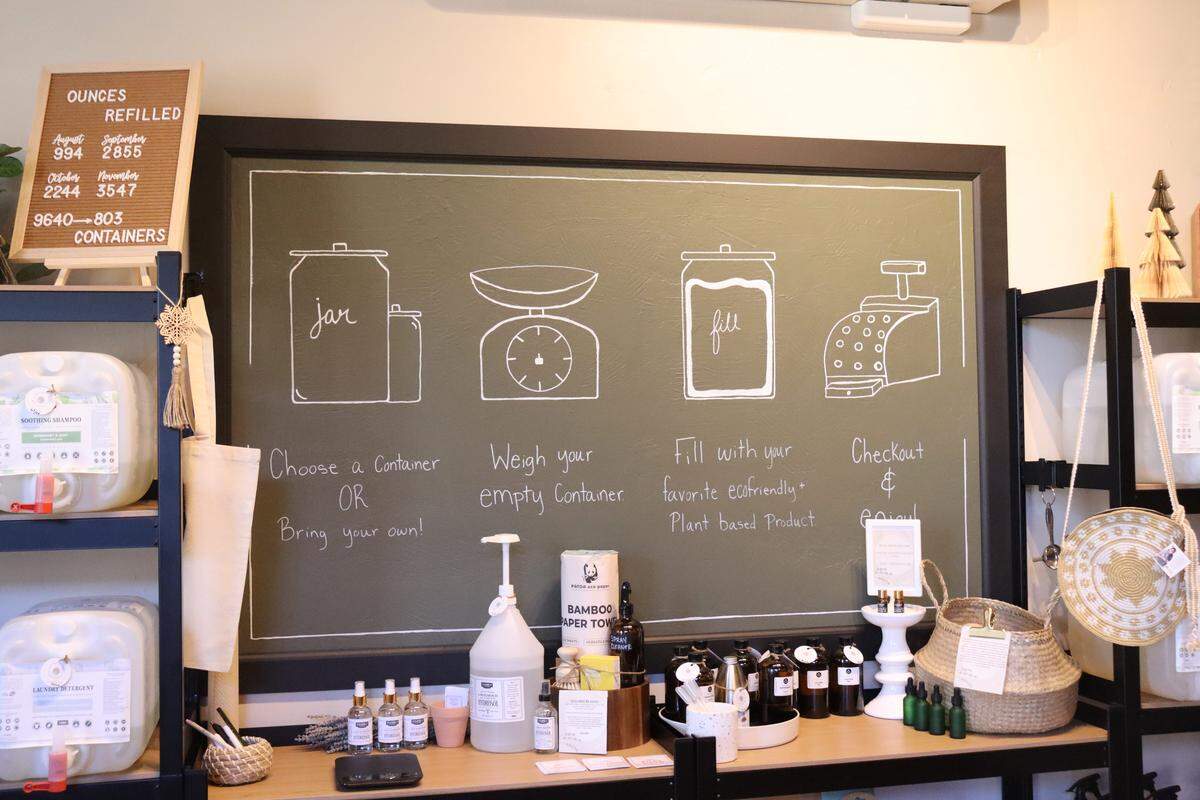 The Central Coast Refillery at 5835 Traffic Way in Atascadero offers affordable, toxin-free products.