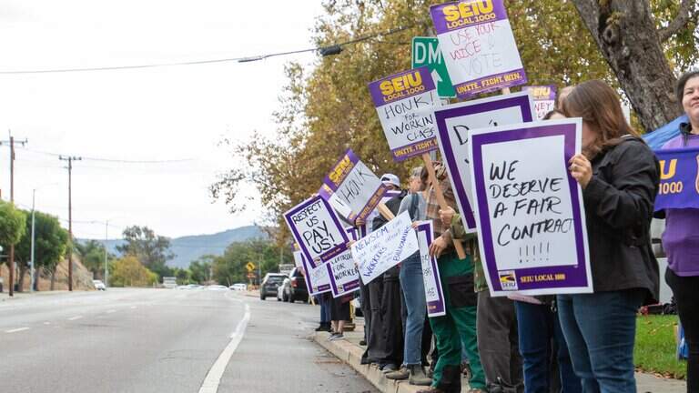 State workers in SLO County strike for better contract — ‘We have power in numbers’