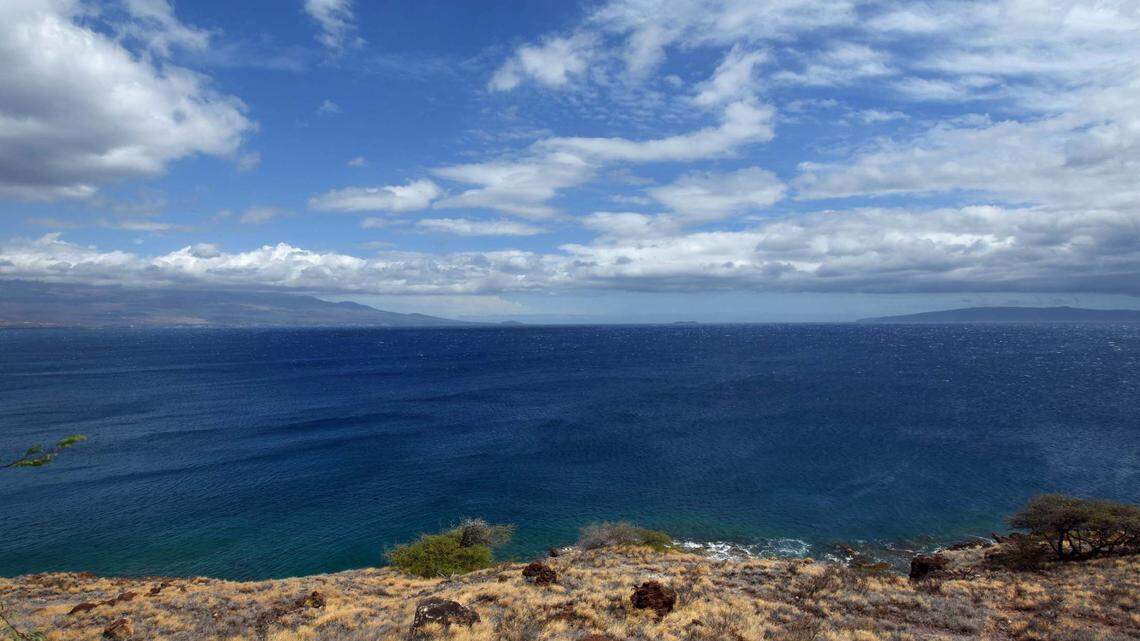 PG&E meteorologist John Lindsey took these photos of the seas generated by the trade winds off the coast of Maui, Hawaii. A text message helped save the lives of two boaters stranded off the Maui coast on Jan. 6, 2022.
