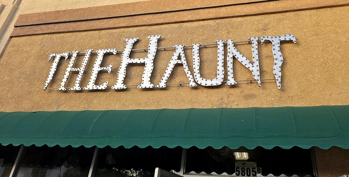 The sign on the building that houses The Haunt. The Tribune sent reporters Hannah Poukish and Chloe Shrager to brave The Haunt in Atascadero and Nightmare from Main Street in Paso Robles.