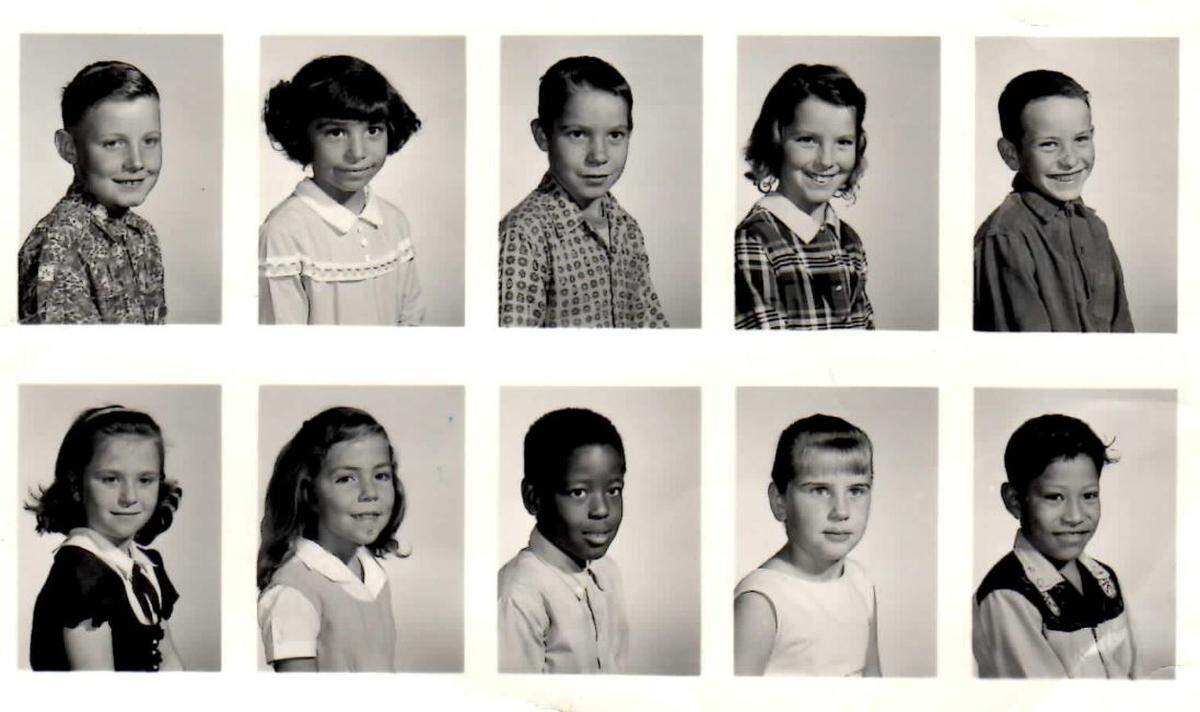 The Webb family has almost no photos of their dead siblings; one of the few remaining pictures of Edward Webb, 8, is his third grade photo for North Oceano Elementary School in 1962 (bottom row, third from left).