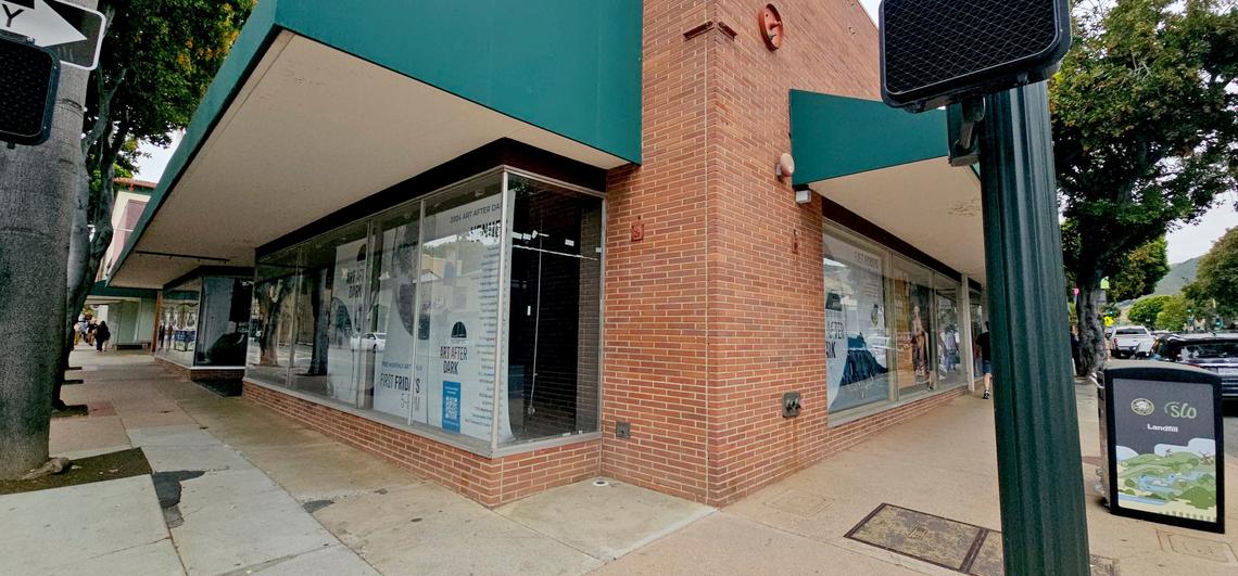 Cal Poly is moving its downtown store to the vacant space at 1144 Chorro St. in downtown San Luis Obispo. Its Center for Innovation & Entrepreneurship and Mustang Shop will move into the spot.