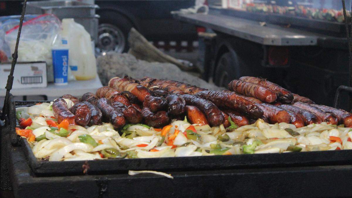 Vendors at the fair offer a variety of freshly made meals, deep fried snacks and frosty desserts.