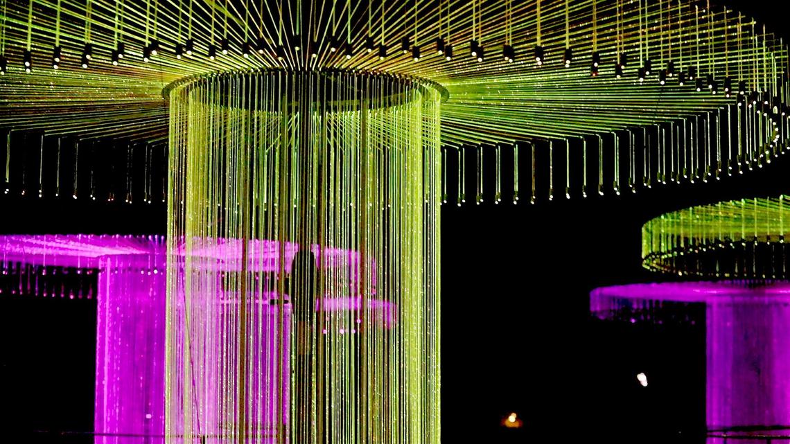 Sensorio’s new FOSO exhibit, designed by artist Bruce Munro, combines light, music and nature to create an immersive, orchestral experience in Paso Robles.