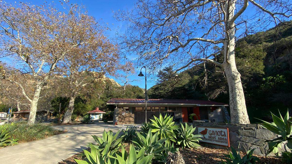 Caltrans reopened this safety roadside rest area off Highway 101 in Gaviota on Thursday, Dec. 22, 2022, following a wastewater system improvement project.