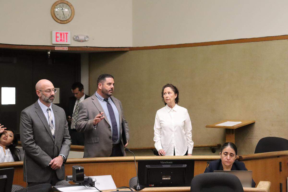 Former Arroyo Grande Mayoral candidate Gaea Powell, who has been charged with nine counts of election and voter fraud, appeared in court again on Aug. 11, 2025, claiming the investigation has violated her civil rights.