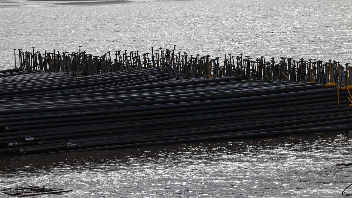 Sprinklers won’t be needed in the near future as farmland south of Oceano was left flooded on Jan. 10, 2023.