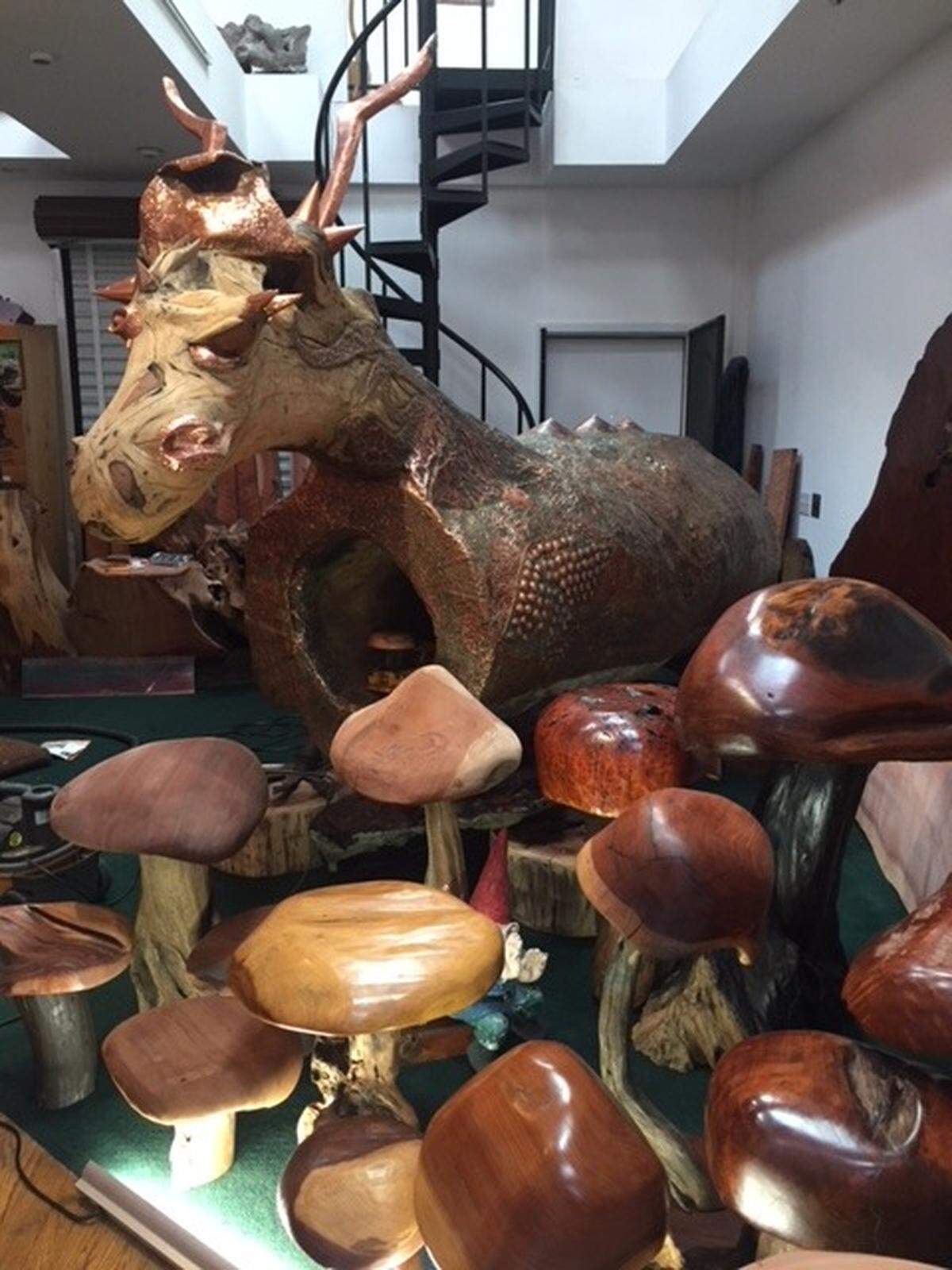 The work of Will Scroggins of Moonstone Redwood Gallery in Cambria.