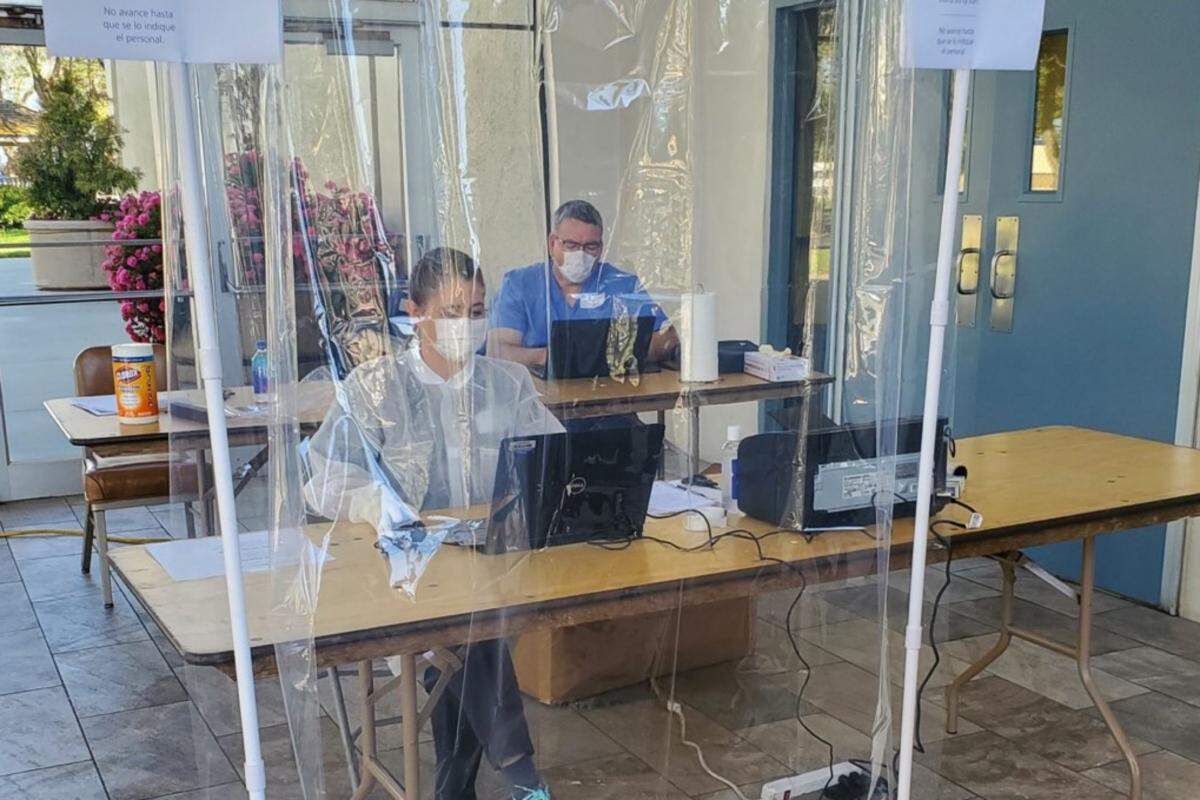 A community-based COVID-19 testing clinic opened in May 2020 at the Santa Maria Fairpark.