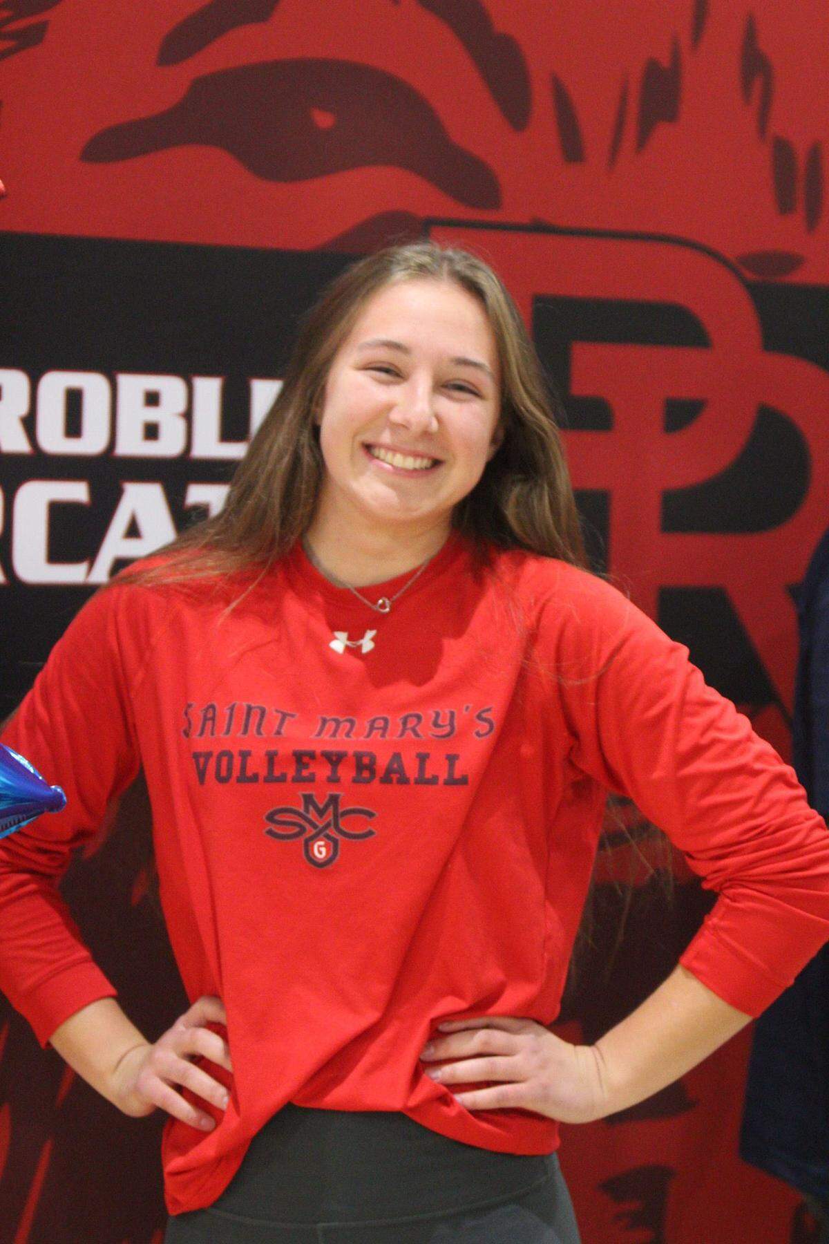 Olivia Wright, of Paso Robles High, has committed to play volleyball at St. Mary’s University.