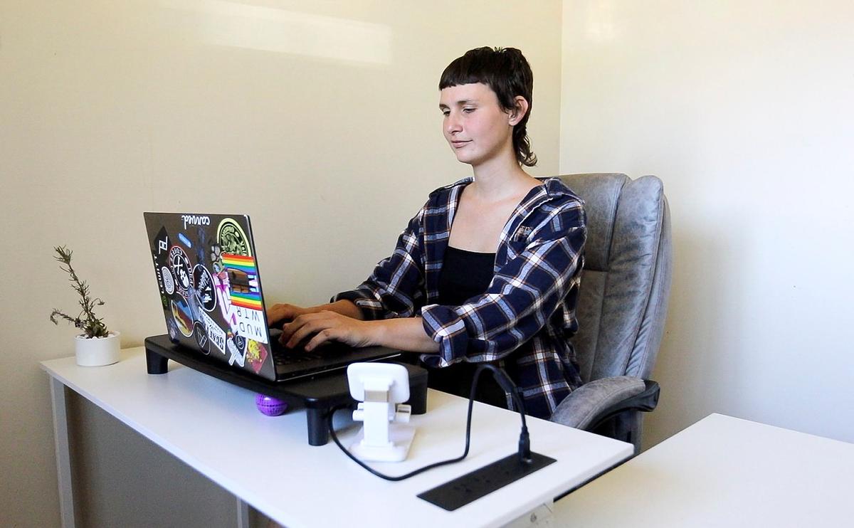 Faith LeGrande, a San Luis Obispo resident who suffers from multiple dynamic disabilities, is working to help connect others with resources through their business Art and Soul SLO.