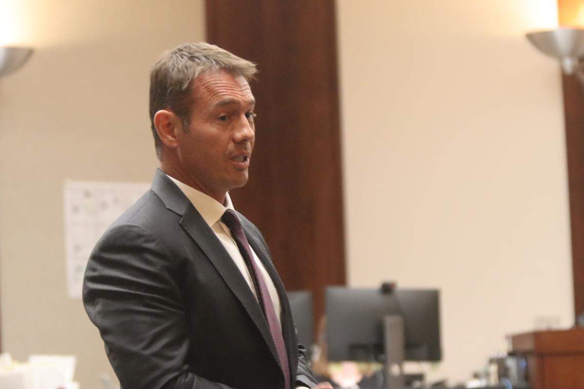 Nicholas Rowley, seen here at the Paso Robles courthouse on Feb. 17, 2026, represented Michael and Anita Hendry in their wrongful death lawsuit against stuntman Jonathan Spano. Their daughter, Tanya Hendry, died in an ATV crash at a “Burning Man” style party he hosted in 2020.