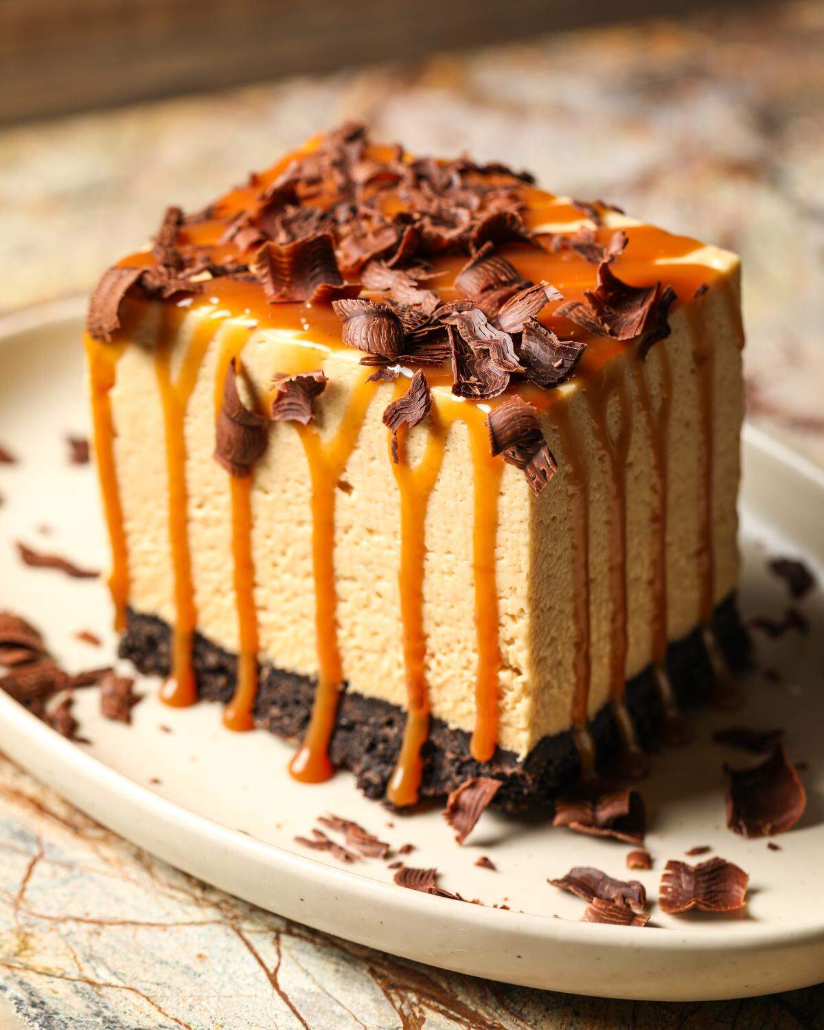 The most popular dessert at Cattlemen’s Bar is the chocolate peanut butter pie with a chocolate cookie crust, peanut butter silk and chocolate shavings.