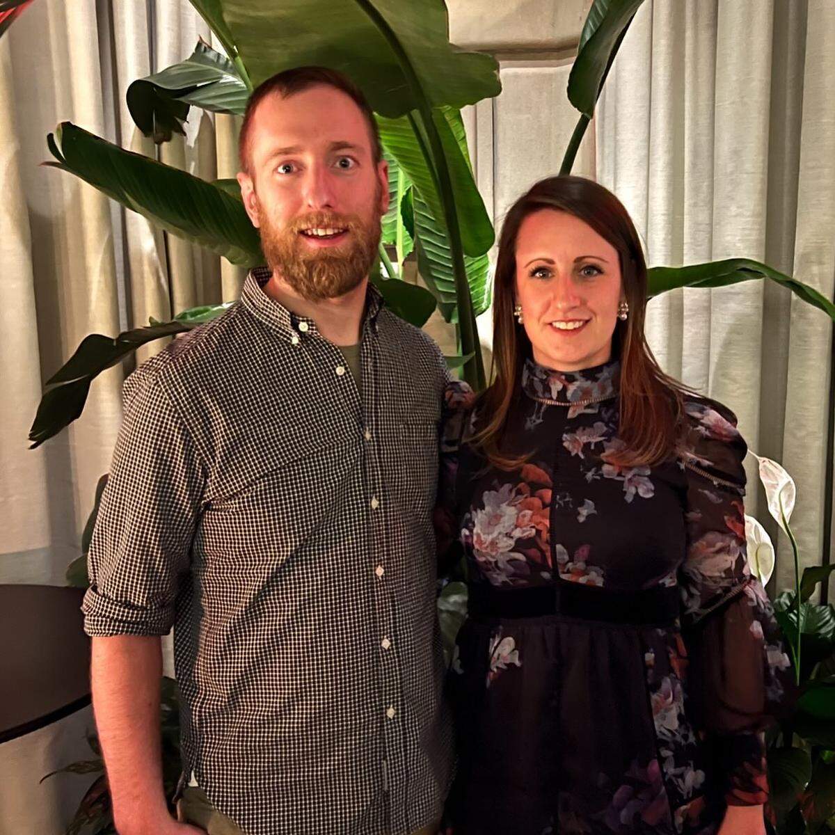 Robert Kruse, left, of San Luis Obispo went missing after planning a hiking trip to Big Sur on Aug. 5, 2025. He is pictured with his sister, Katie DeMare.