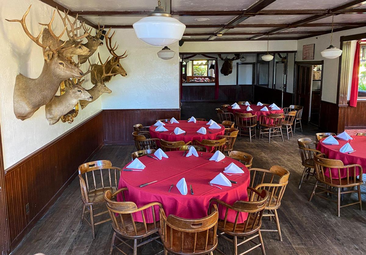 F. McLintocks Saloon and Dining House announced it was closing permanently after 51 years in Pismo Beach on Tuesday, Oct. 22, 2024, but a back dining room was still set up as though ready for guests.