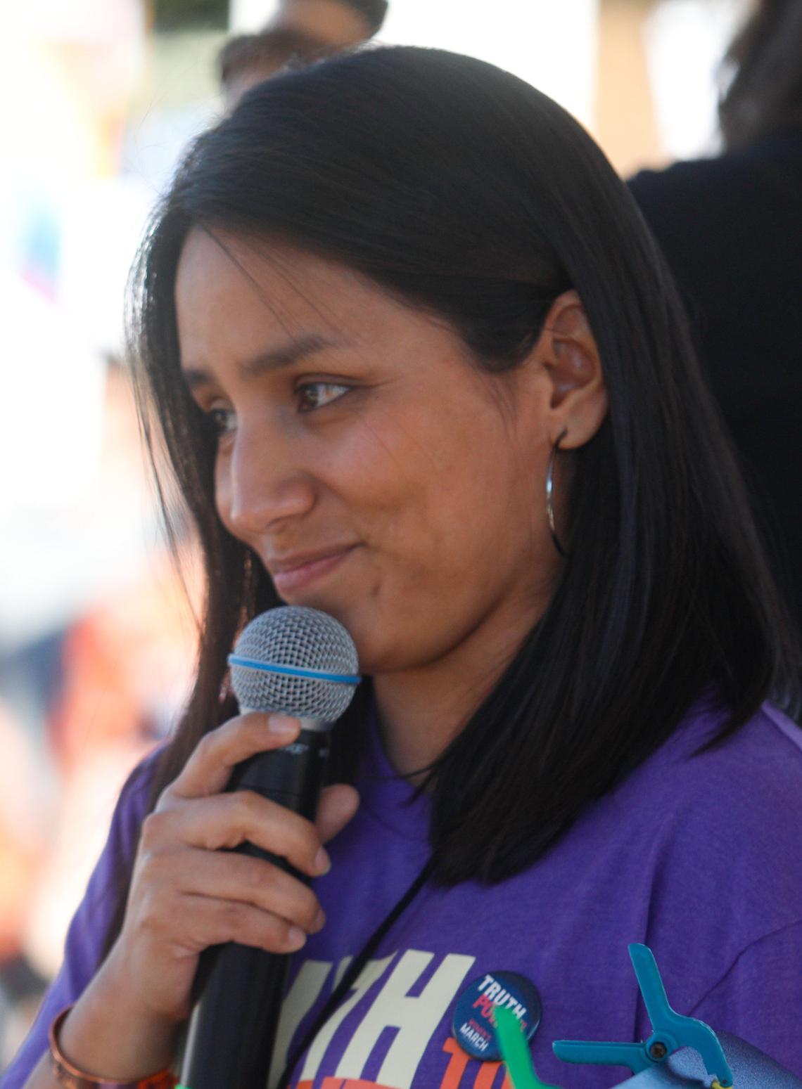 Rita Casaverde said the support of the community gives her hope in a time where she has seen incidents of discrimination.