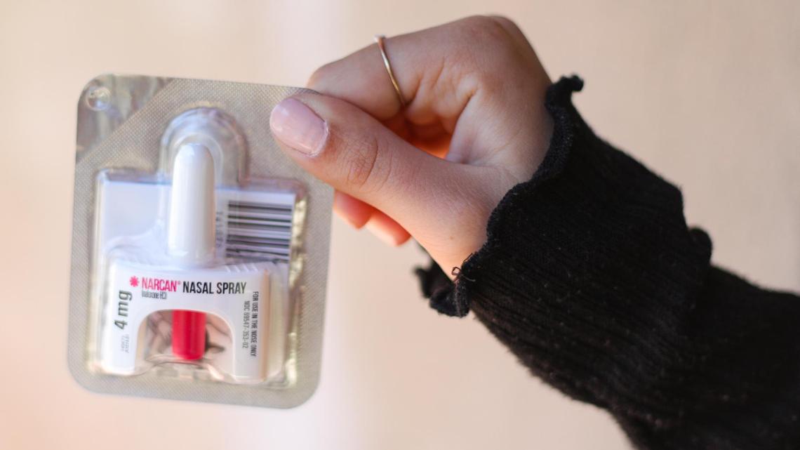 A nasal dose of naloxone (commonly known by the brand name Narcan) can reverse opioid overdoses.