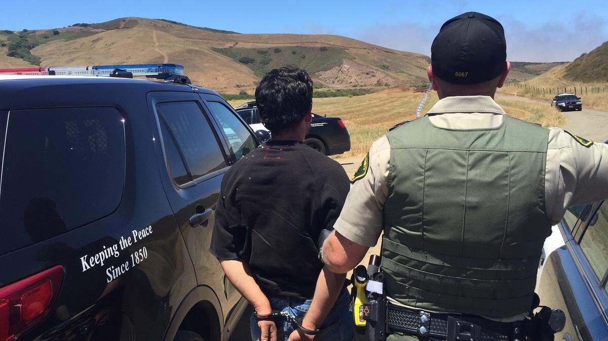 Brandon Jonathan Morales-Gomez, 20, of Santa Maria, California, was arrested Friday, June 22, 2018, on suspicion of carjacking, robbery, theft of a vehicle, burglary and brandishing a weapon.