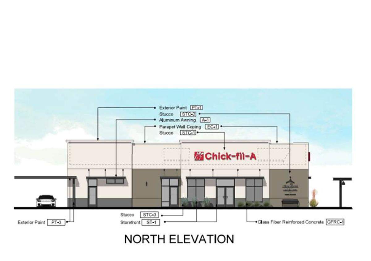 Atascadero is planning for a new Chick-fil-A at El Camino Real and San Ramon Road in the Home Depot center next to SpringHill Suites.