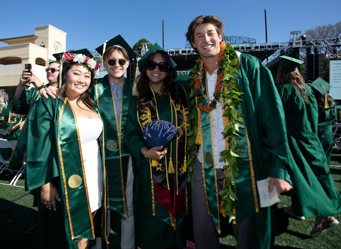 Cal Poly kicked off graduation weekend with three ceremonies on June 15, 2024. The university expects to celebrate more than 6,300 graduates throughout the weekend.