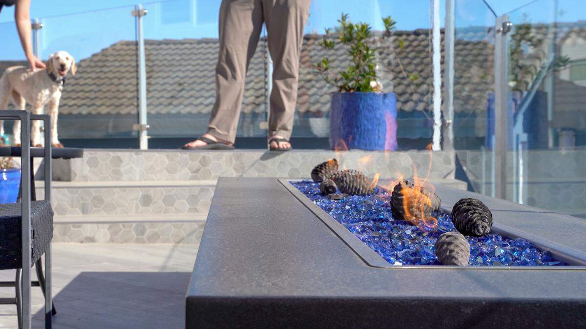 Attorney Scott Taylor’s Pismo Beach home is equipped with around 200 Alexa-controlled devices that respond to his voice commands, pictured Wednesday, Sept. 4, 2024. Taylor’s devices open and close window blinds, activate a fire pit, turn on lights and TVs and more.
