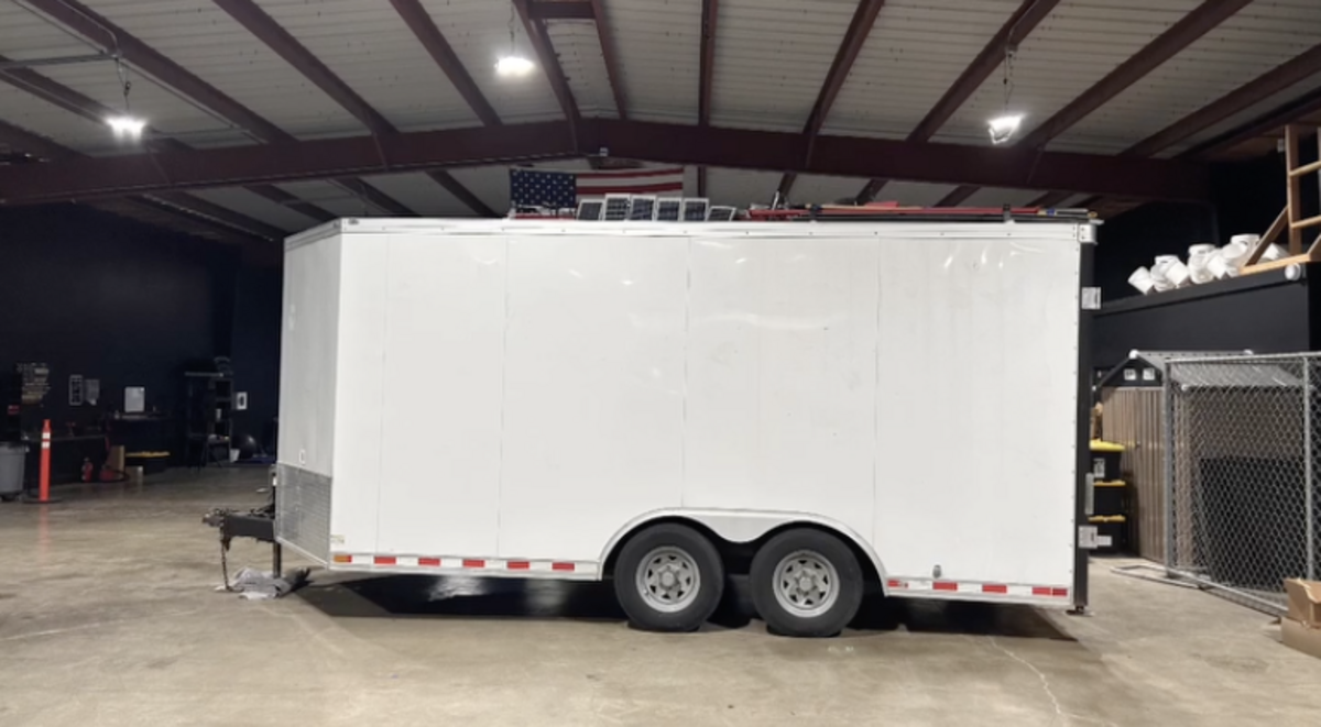 After being arrested on suspicion of stealing $1,600 in coins from a machine at Bob’s Car Wash in Grover Beach on May 5, 2026, Anthony Chargualaf, 43, was discovered to be in possession of a stolen cargo trailer, illegal firearms, ammunition and stolen property.