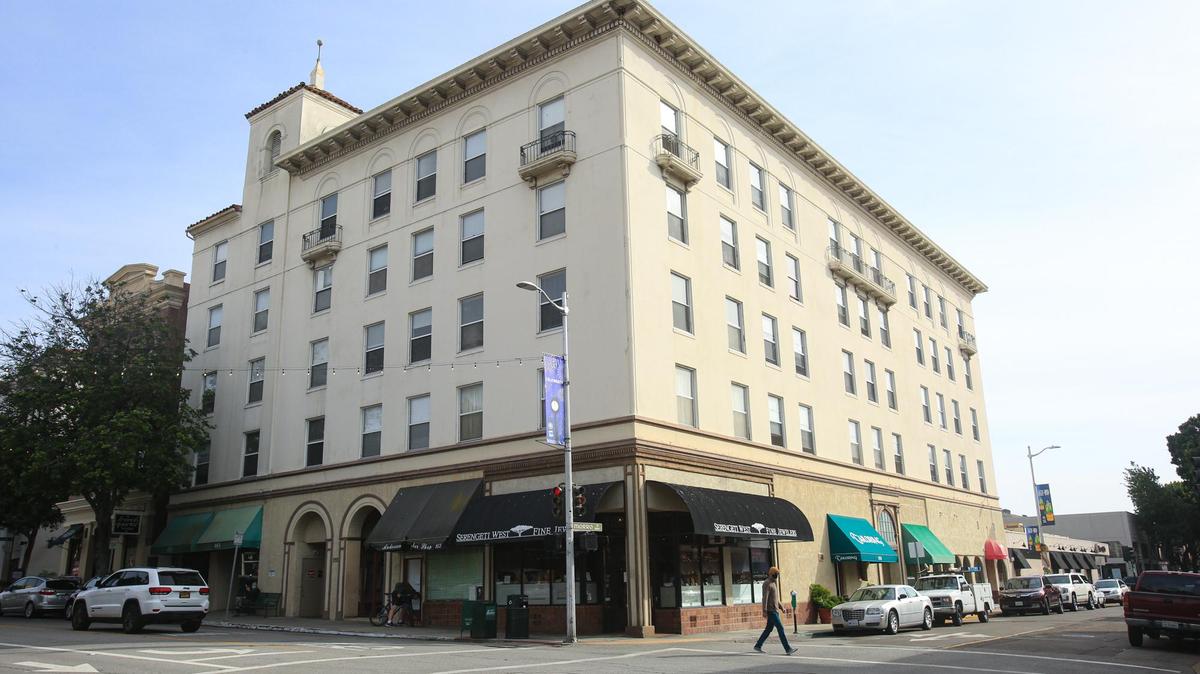 The five-story Anderson was built as a hotel in 1923 and converted to apartments in the 1970s.