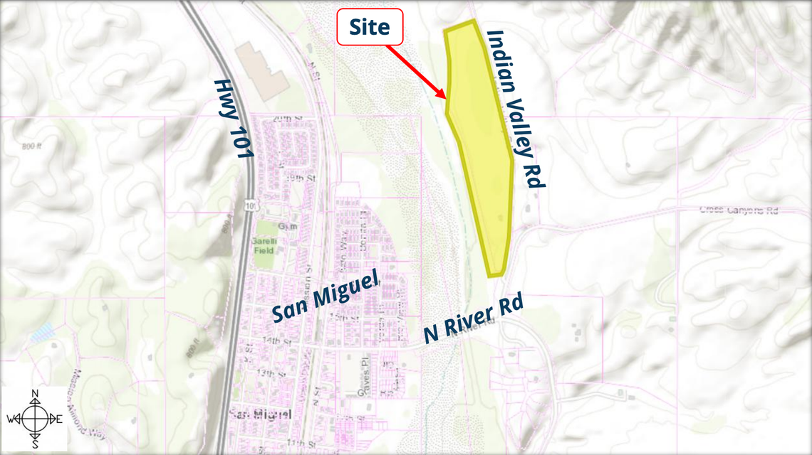 Applicant David Crabtree is looking to construct a 181-residential parcel housing development in San Miguel.